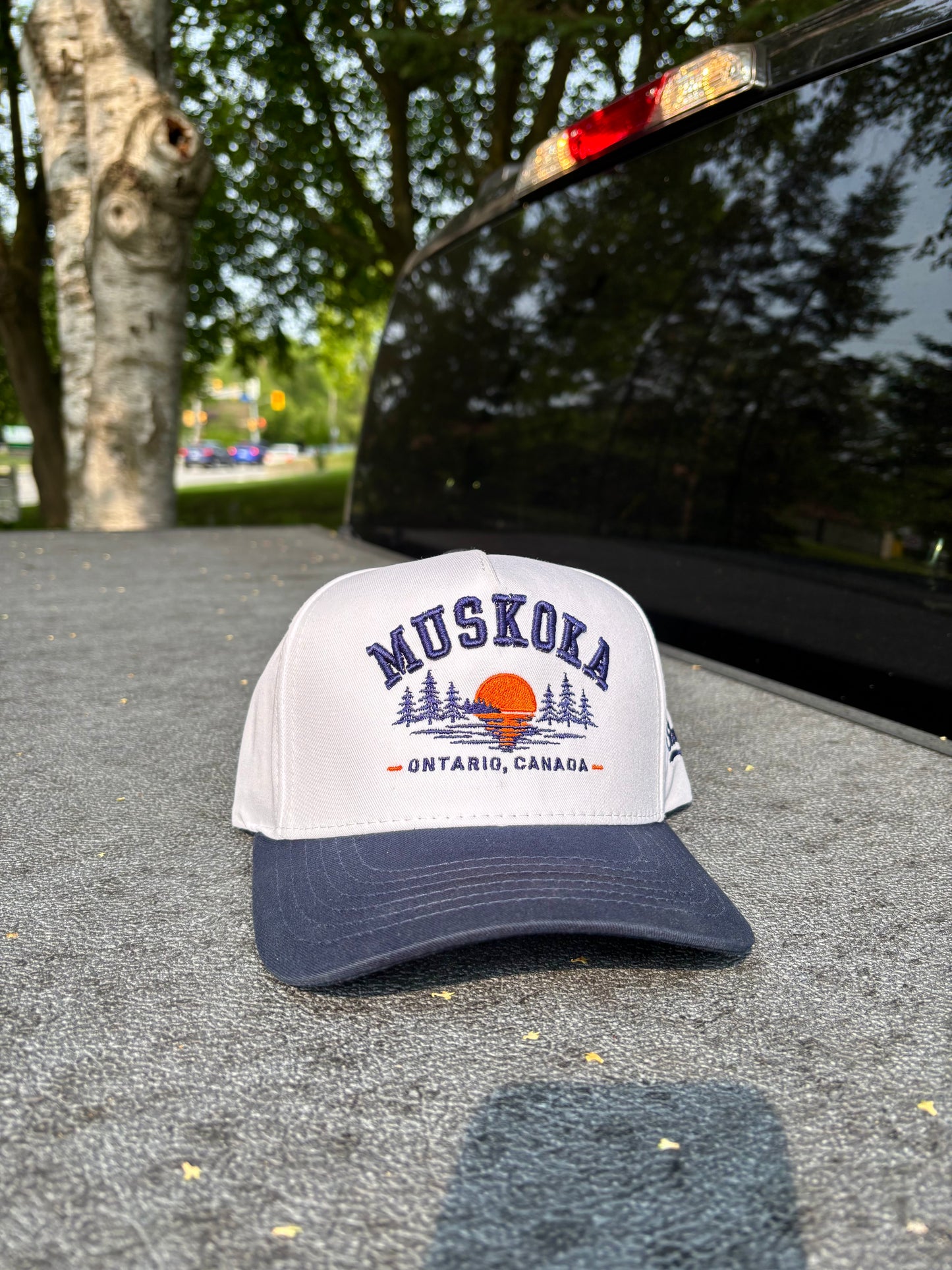 SJ x Muskoka Lid navy blue